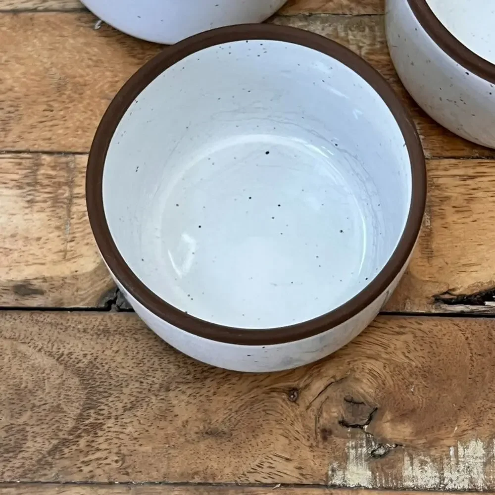 Mora Ceramic Ramekin Small Oven Safe Baking Dishes Cups 4oz Set of 3